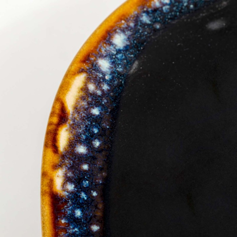Blue stoneware dinner plates - Lio - Kare Design