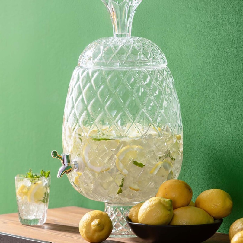 Distributeur de boisson en forme d'ananas transparent - Kare Design