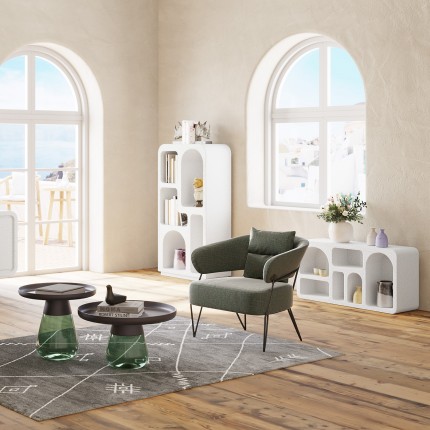 Side Table Bottiglia Ø50cm green Kare Design