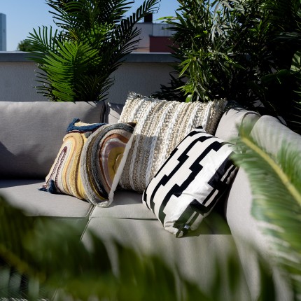 Coussin Loop Knit beige 60x60cm Kare Design