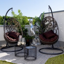 Fauteuil suspendu en acier - Ibiza - Kare Design