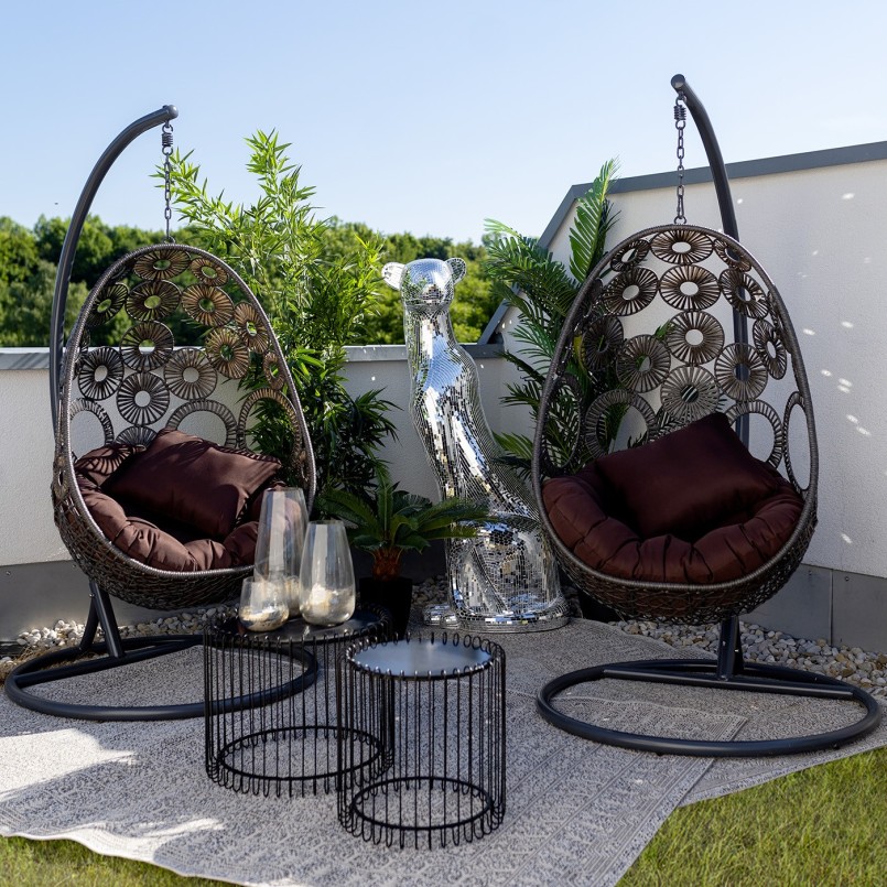 Fauteuil suspendu en acier - Ibiza - Kare Design