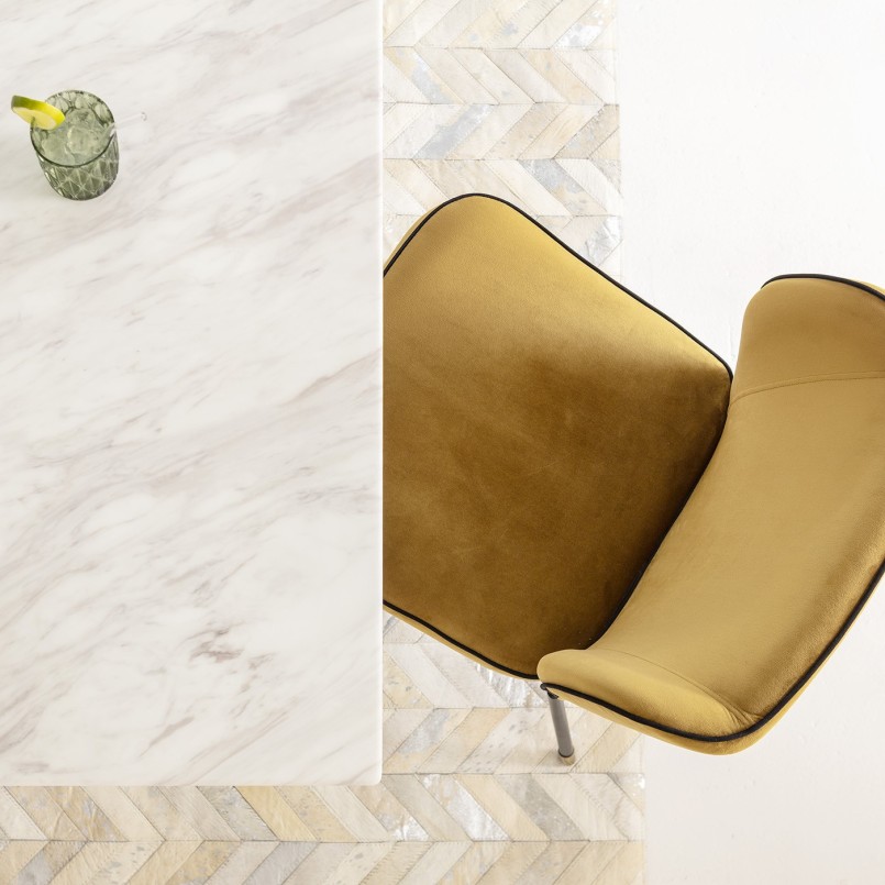 Table en marbre blanc - Artistico - Kare Design