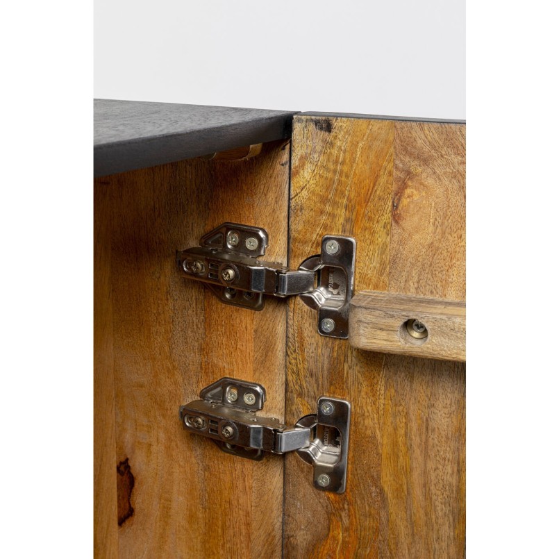 Armoire en bois noir sculpté - Madeira - Kare Design
