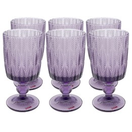 Verres à vin en verre violet - Fogli - Kare Design