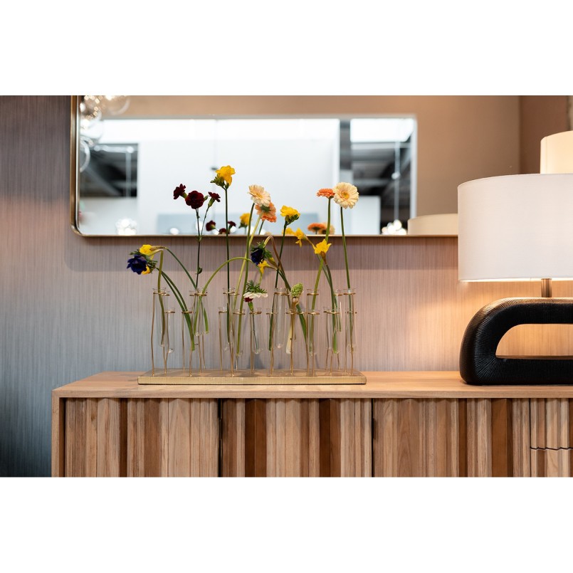 Wall Mirror Curve rectangular 200x70cm copper Kare Design