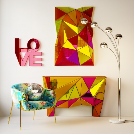 Miroir Prisma Colore 120x80cm Kare Design