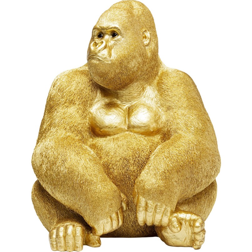 Gilded gorilla decoration - Kare Design