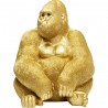 Deco gorilla XL 76cm gold Kare Design