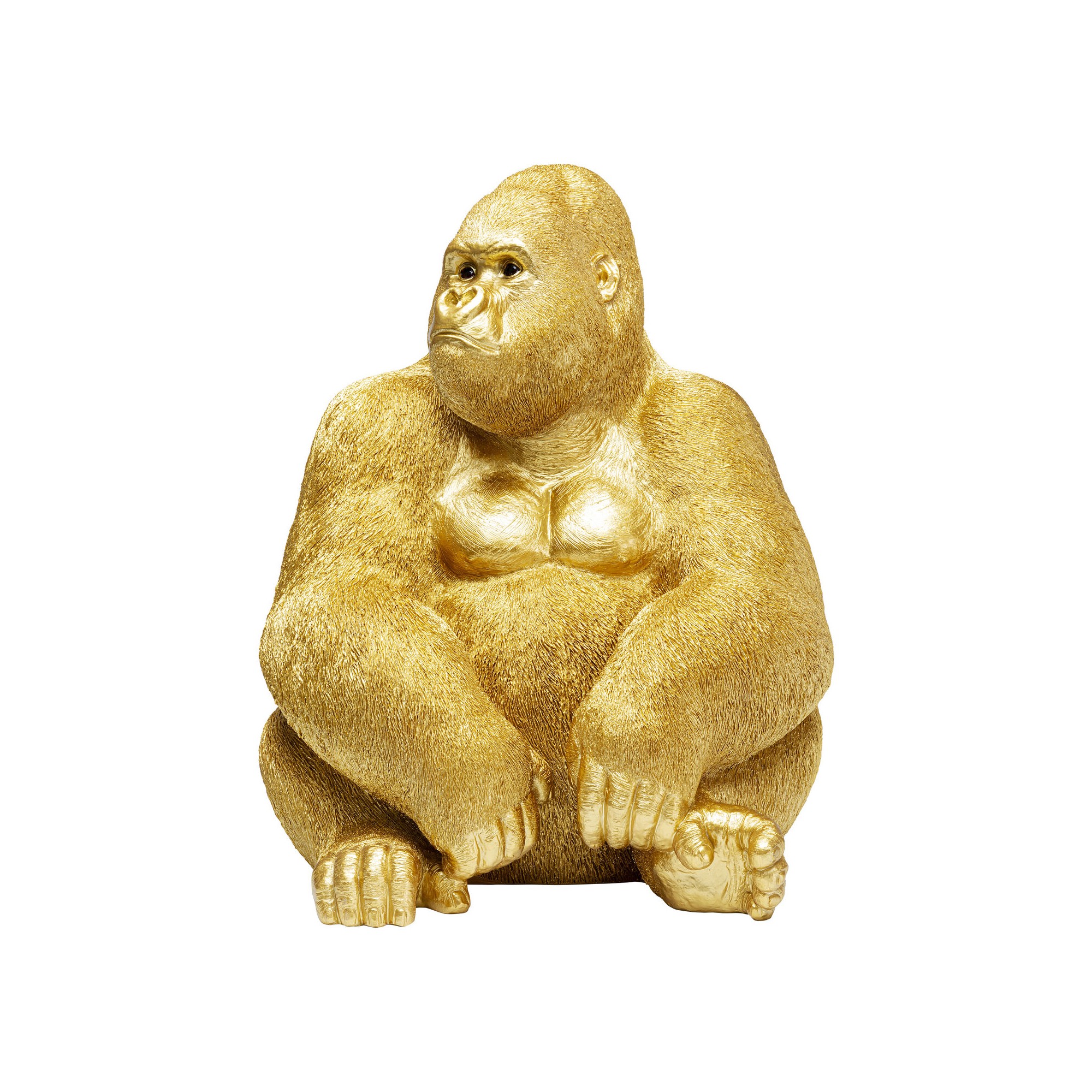 Déco Gorille XL 76cm doré Kare Design