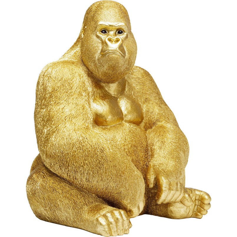 Gilded gorilla decoration - Kare Design
