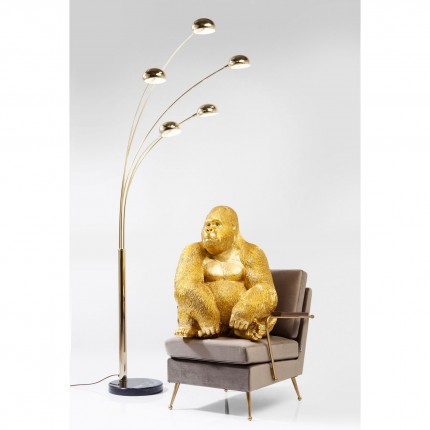 Déco gorille XL 76cm doré Kare Design