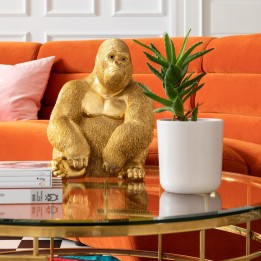 Gilded gorilla decoration - Kare Design