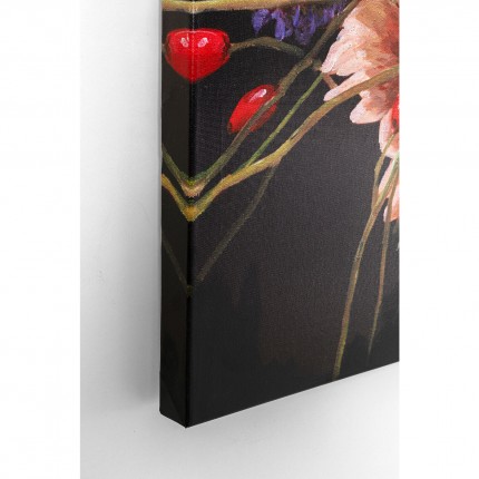 Picture Touched Flower Bouquet 200x140cm Kare Design