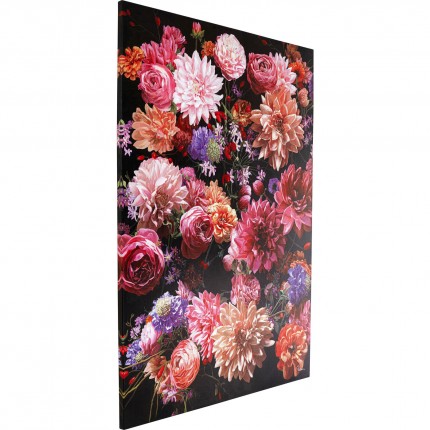 Picture Touched Flower Bouquet 200x140cm Kare Design