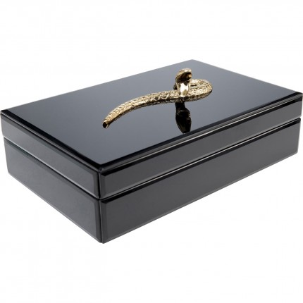 Boîte noire serpent doré Kare Design