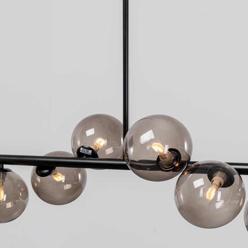 Contemporary black hanging lamp - Scala Balls - Kare Design