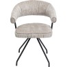 Chaise pivotante Arabella argent