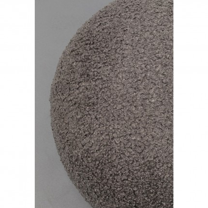 Pouf Pebble Boucle 81cm gris Kare Design