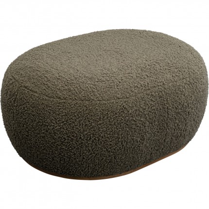 Pouf Pebble Boucle 81cm vert Kare Design