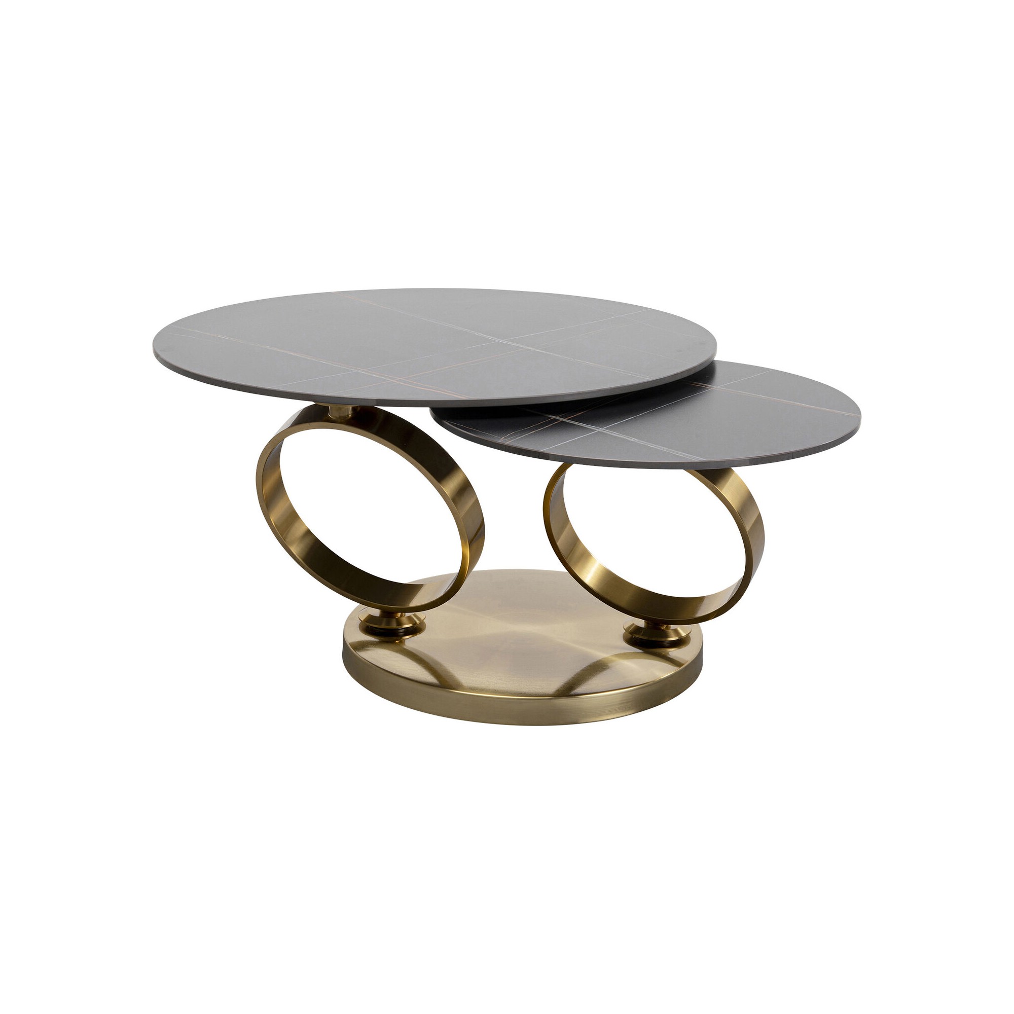 Table basse Beverly Gold 132x80cm