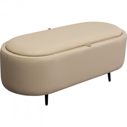 Banc-coffre Venezia crème Kare Design