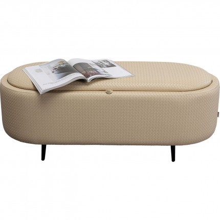 Banc-coffre Venezia crème Kare Design