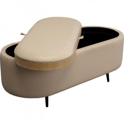 Banc-coffre Venezia crème Kare Design