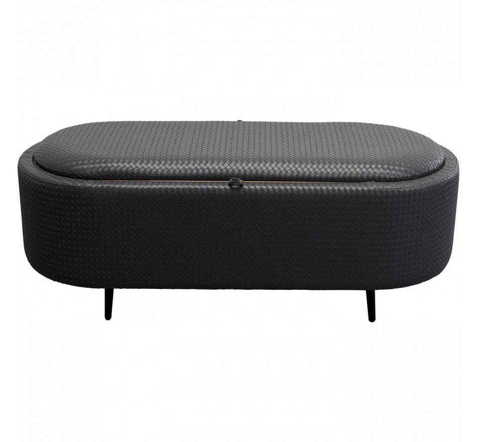 Storage bench Venezia black Kare Design Storage bench Venezia black Kare Design