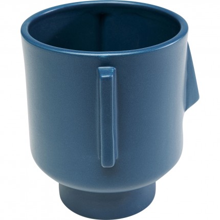 Vase Faccia bleu 12cm Kare Design