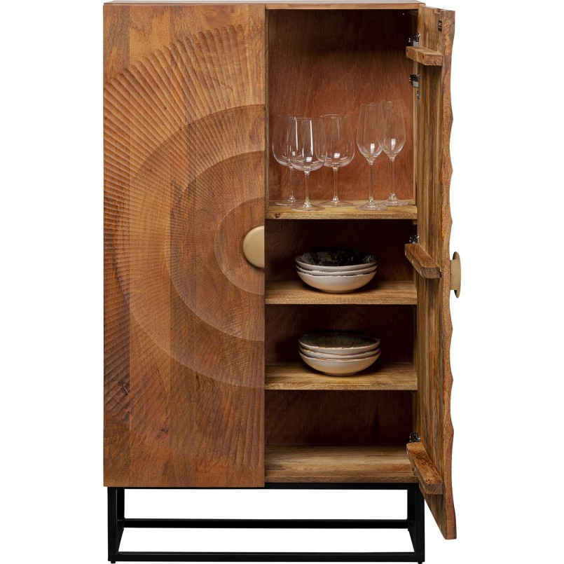 Carved wood cabinet - Madeira - Kare Design