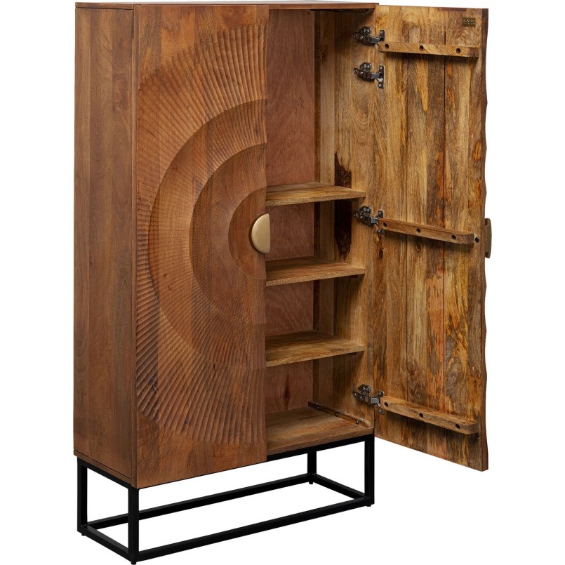 Carved wood cabinet - Madeira - Kare Design