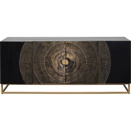 Buffet en bois noir sculpté - Madeira - Kare Design