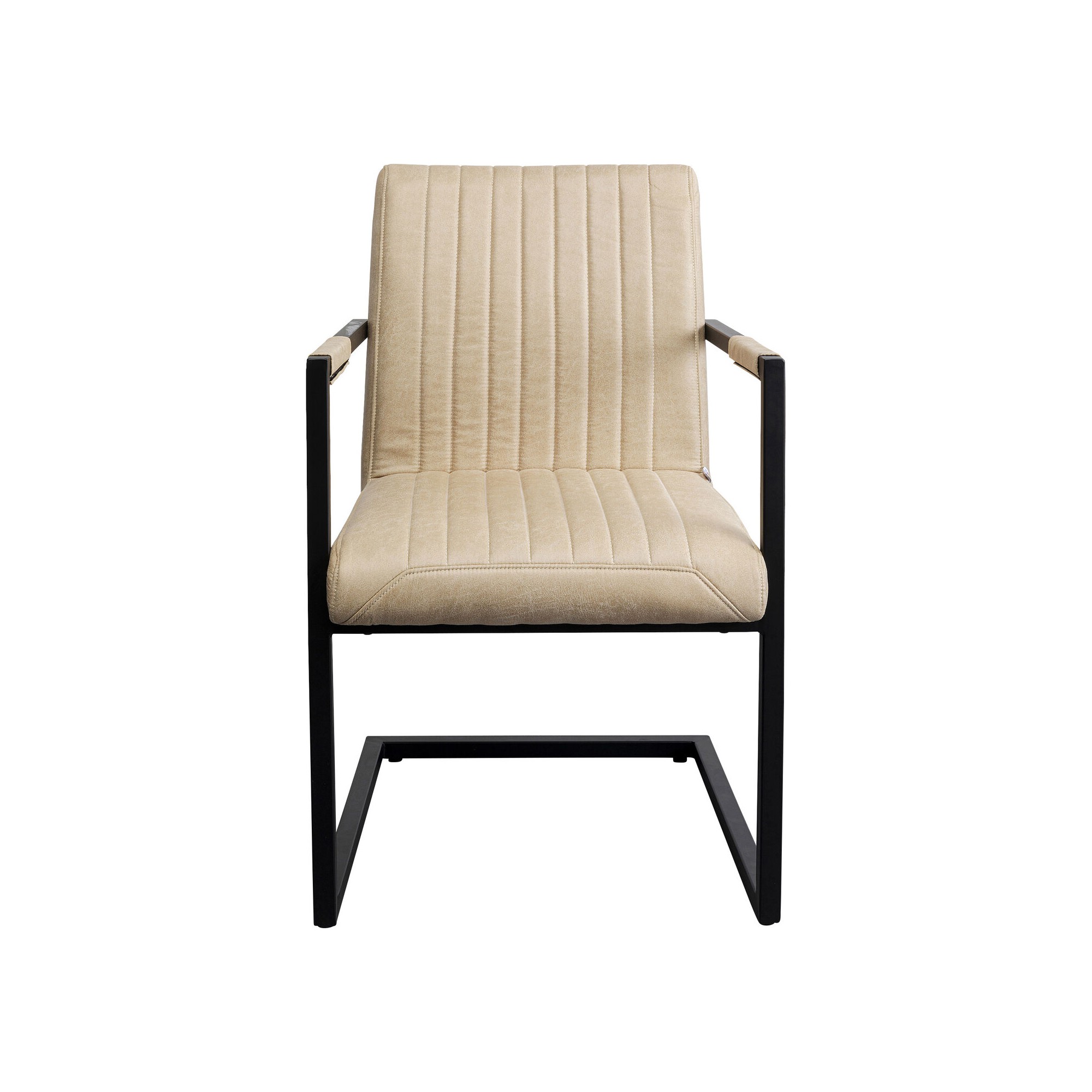Chaise avec accoudoirs Cantilever Thamos beige Kare Design