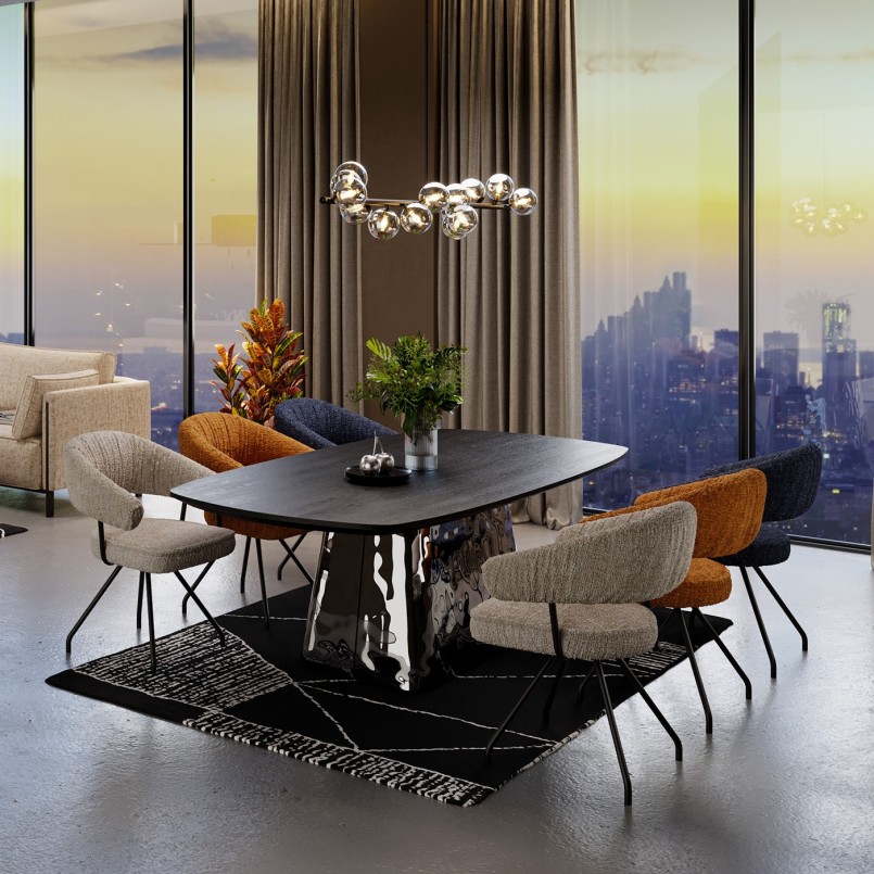 Contemporary black hanging lamp - Scala Balls - Kare Design