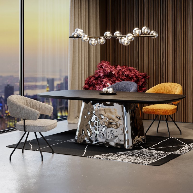Contemporary black hanging lamp - Scala Balls - Kare Design
