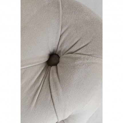 Canapé d'angle Bellissima gauche velours beige Kare Design