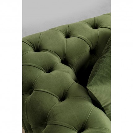 Canapé d'angle Bellissima gauche velours vert Kare Design