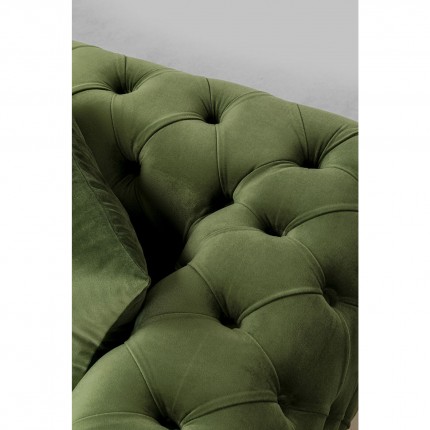Canapé d'angle Bellissima droite velours vert Kare Design