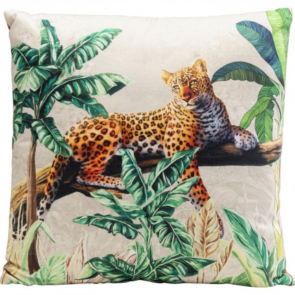 Coussin jungle léopard Kare Design