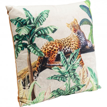 Coussin jungle léopard Kare Design