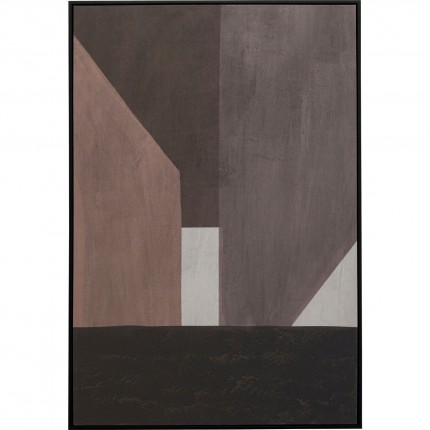 Tableau Artistic 73x113cm marron Kare Design