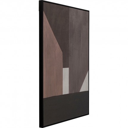 Tableau Artistic 73x113cm marron Kare Design