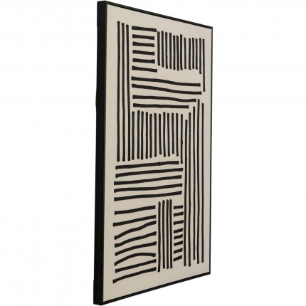 Tableau Artistic Lines 73x113cm Kare Design