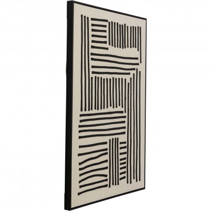 Tableau Artistic Lines 73x113cm Kare Design