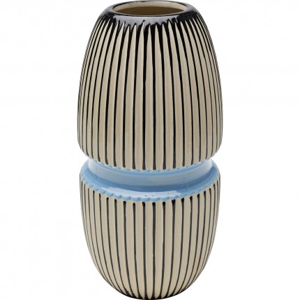 Vase Calabria bleu 31cm Kare Design