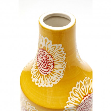 Vase Big Bloom jaune 38cm Kare Design