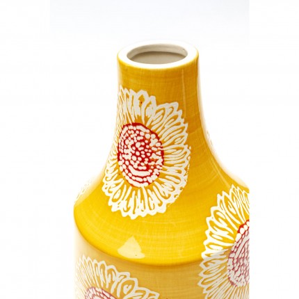 Vase Big Bloom jaune 38cm Kare Design
