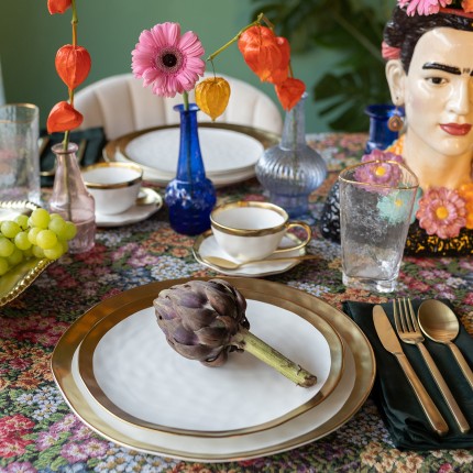 Assiettes Bell 25cm set de 4 Kare Design