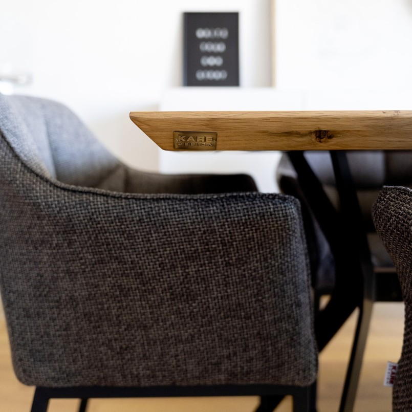 Table industrielle en bois - Downtown - Kare Design